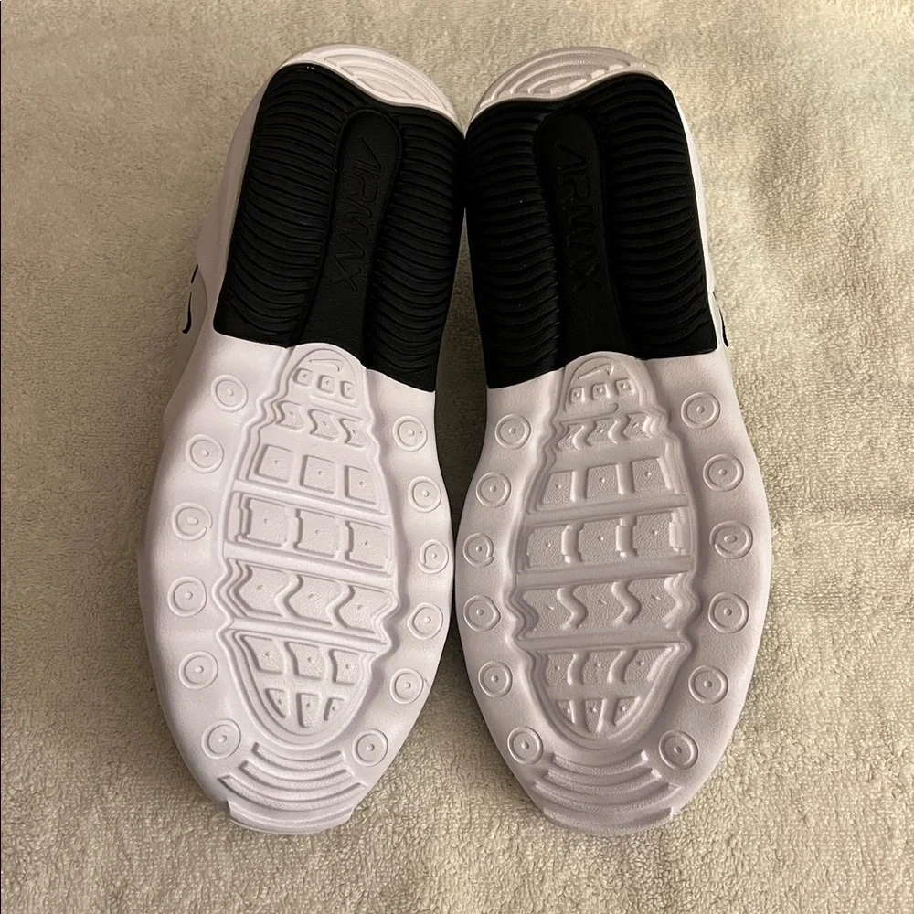 Nike Black, White, and Orange Sneakers